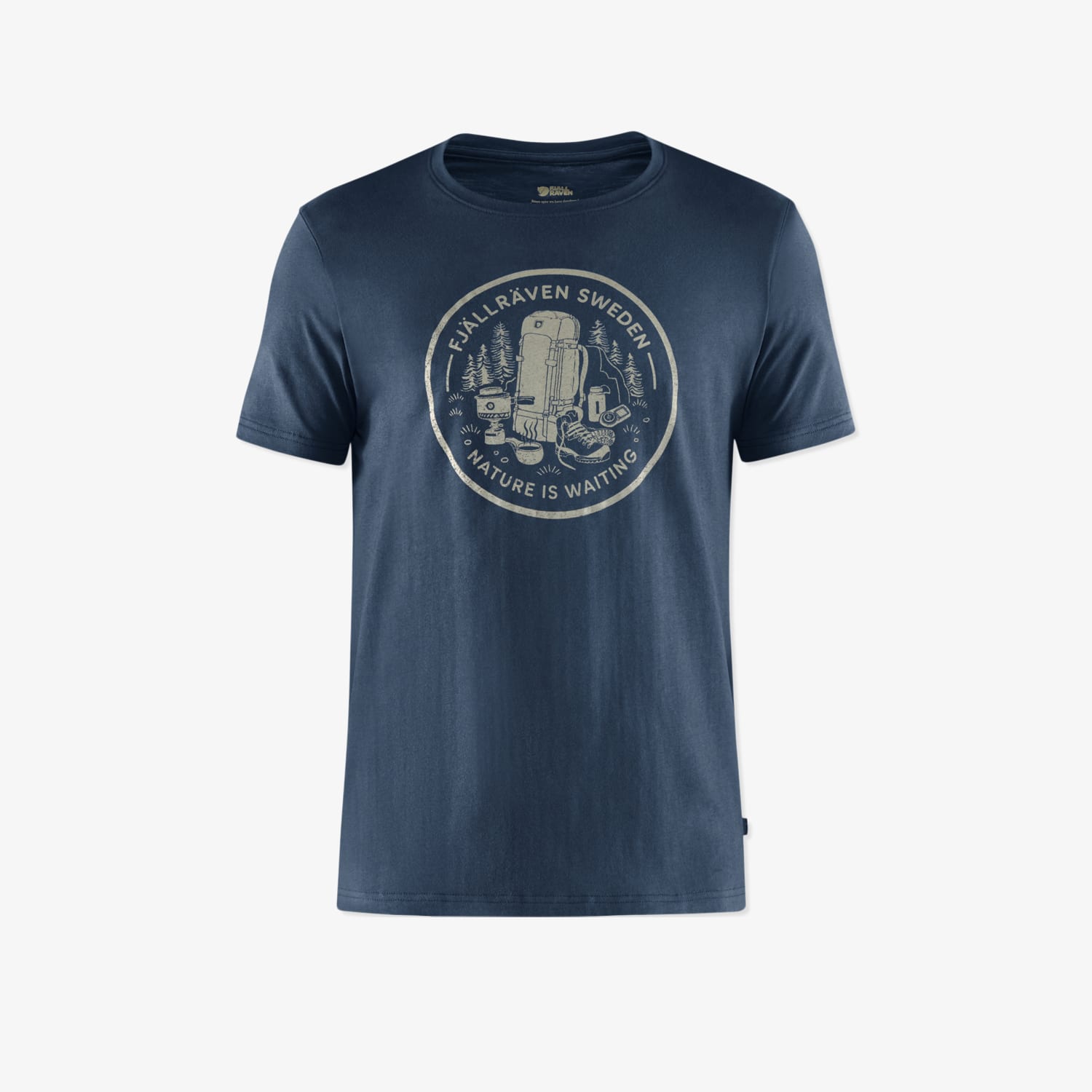Fjallraven Fikapaus T-Shirt Navy | Homecamp