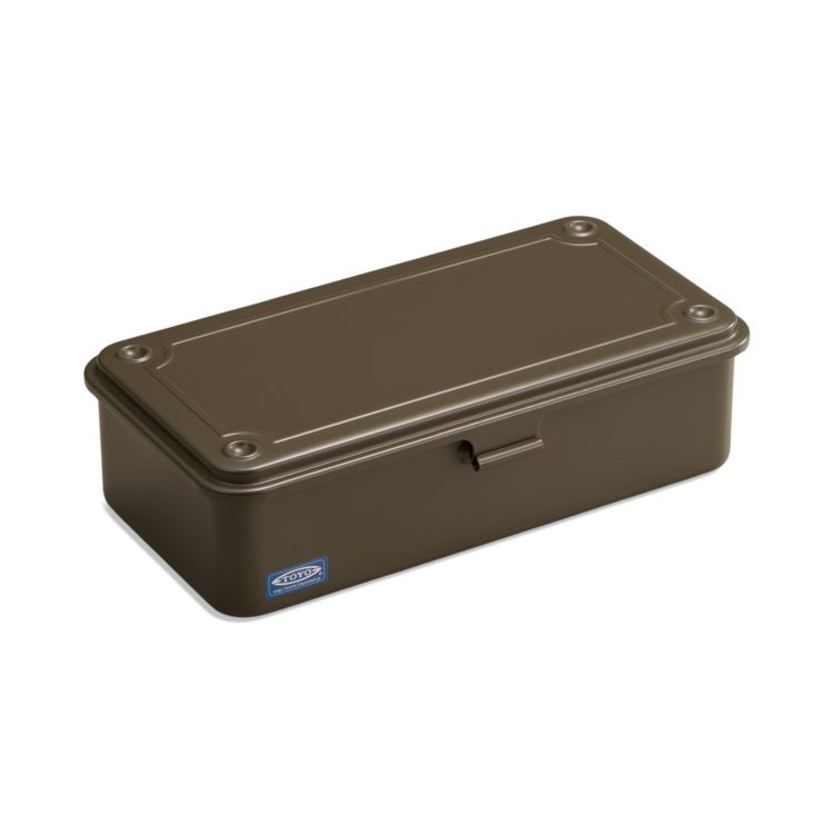 Stackable Steel Toolbox - 19cm - Green× 2