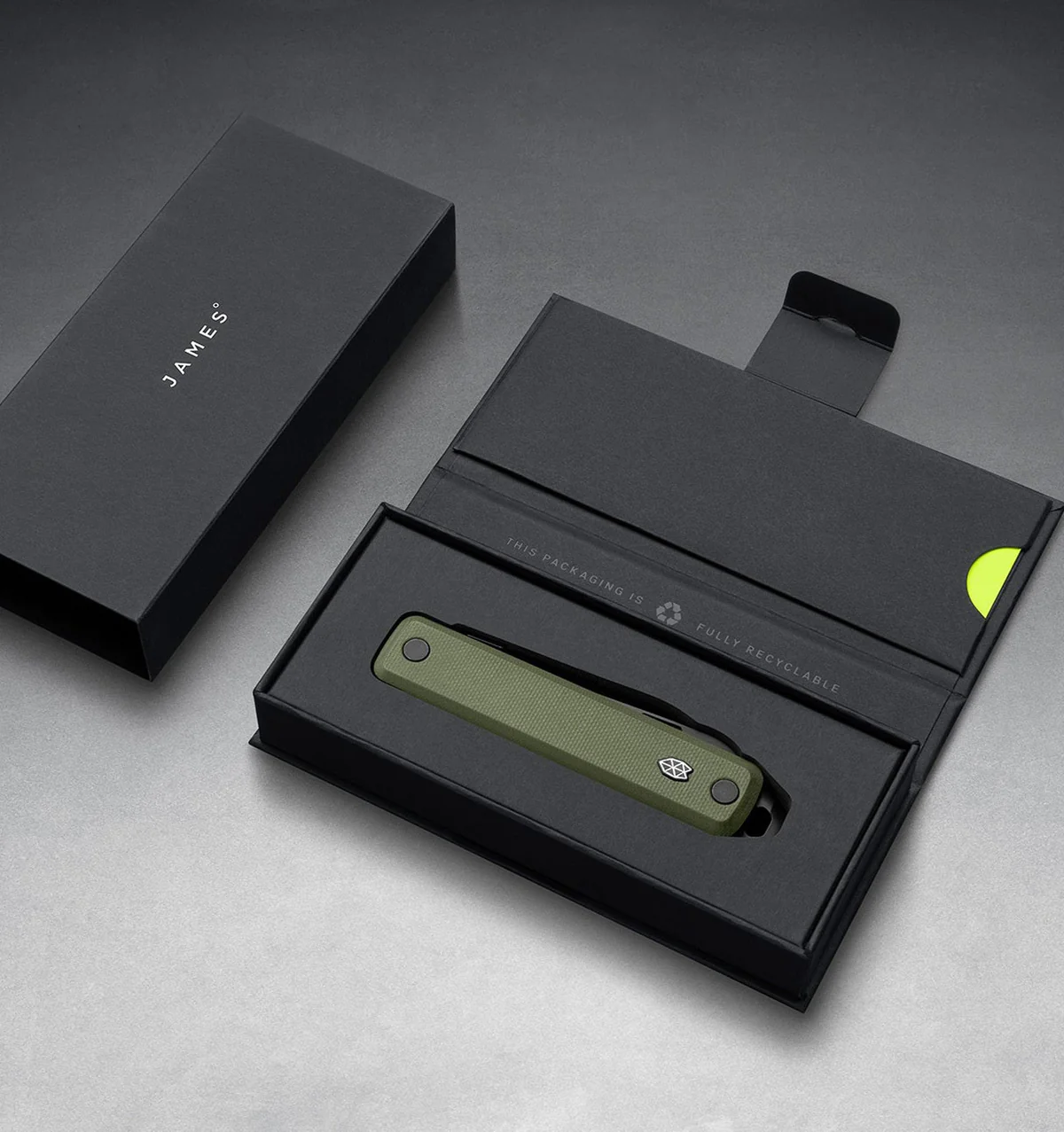 The James Brand - The Ellis - Scissors - OD Green / Black - Image 7