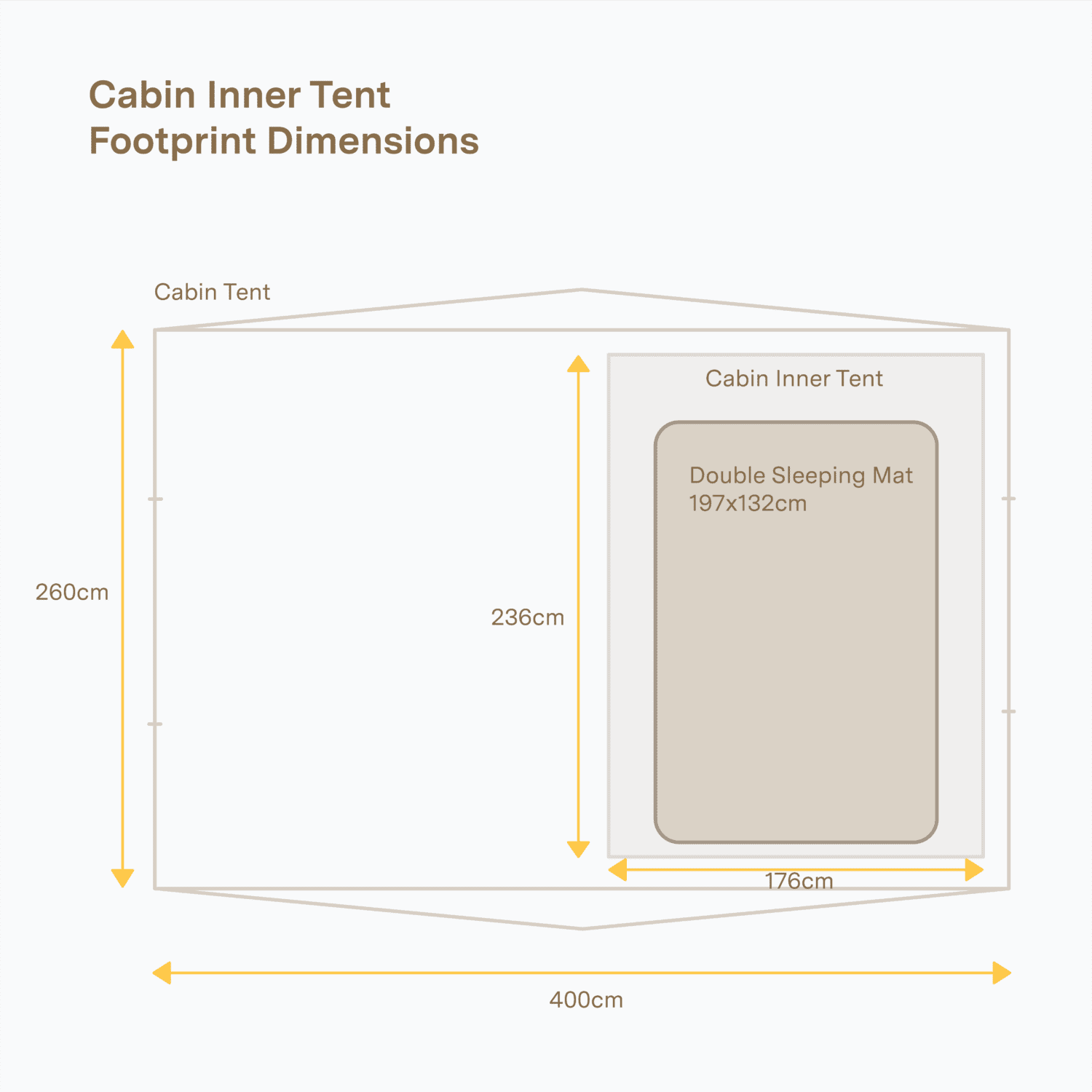 Homecamp Cabin Inner Tent - Image 12
