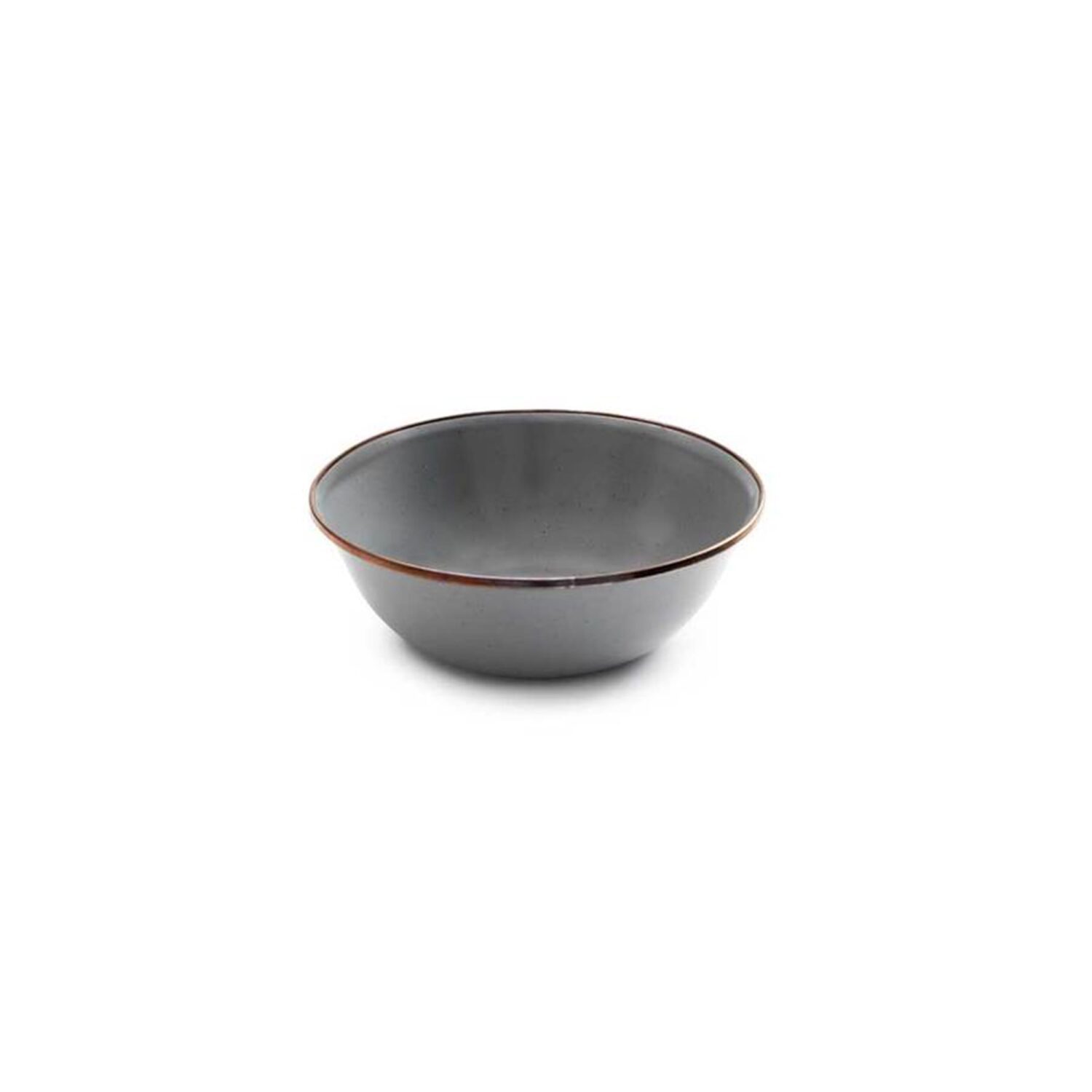 Barebones Enamel Bowl set of 2 - Slate Grey - Image 3