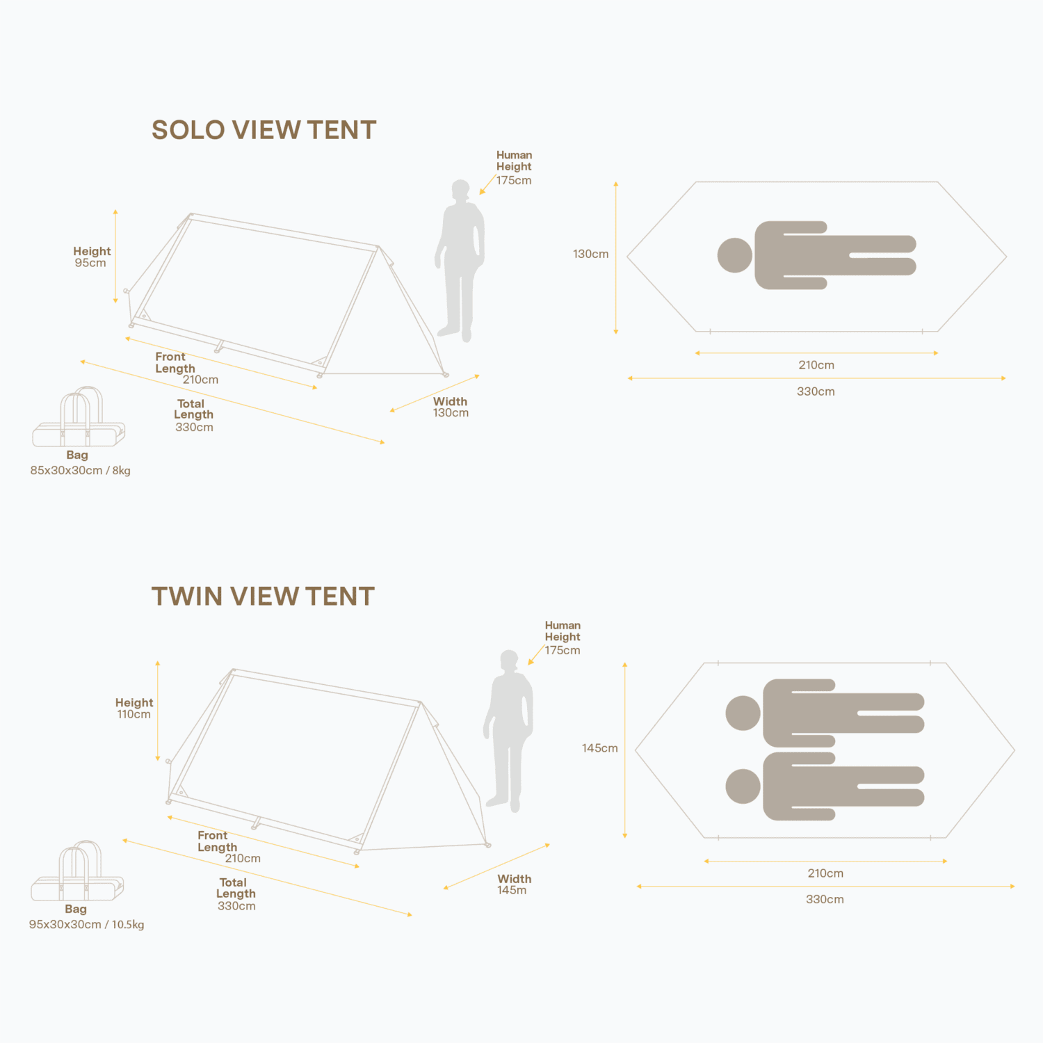 Homecamp Twin View Tent - Image 6