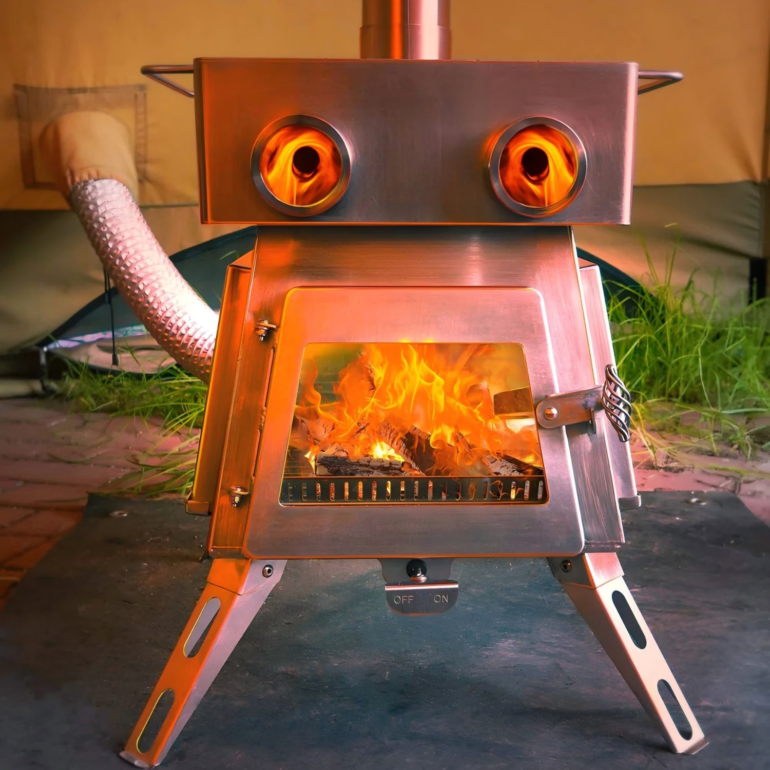 Winnerwell Marsfire External Air Wood Fire Stove
